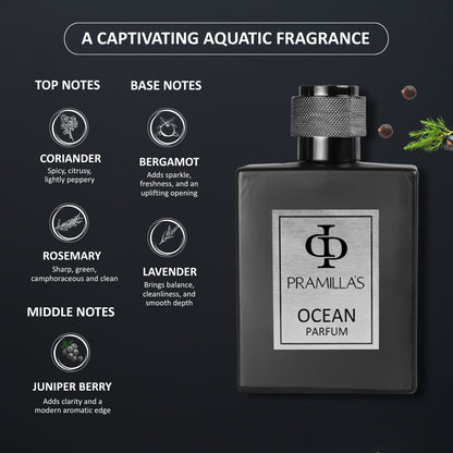 Pramilla’s Ocean Parfum – Deep Fresh Luxury Fragrance