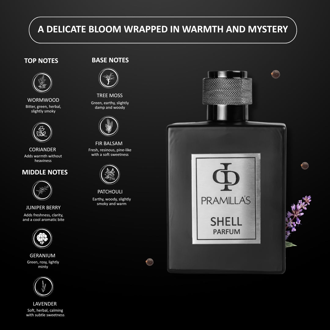 Pramilla’s Shell Parfum – Smooth & Sophisticated Luxury Fragrance
