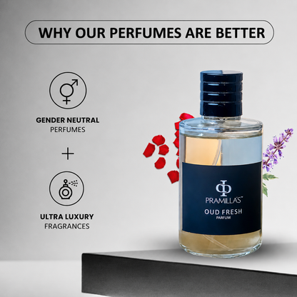 Pramilla’s Oud Fresh Parfum – Clean & Modern Oud Fragrance