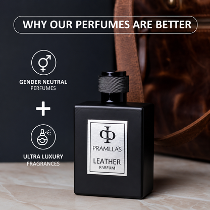 Pramilla’s Leather Parfum – Bold & Powerful Luxury Fragrance